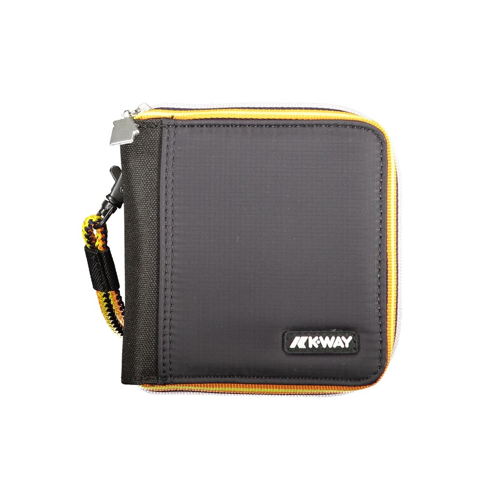 K-WAY wallet made of black polyamide